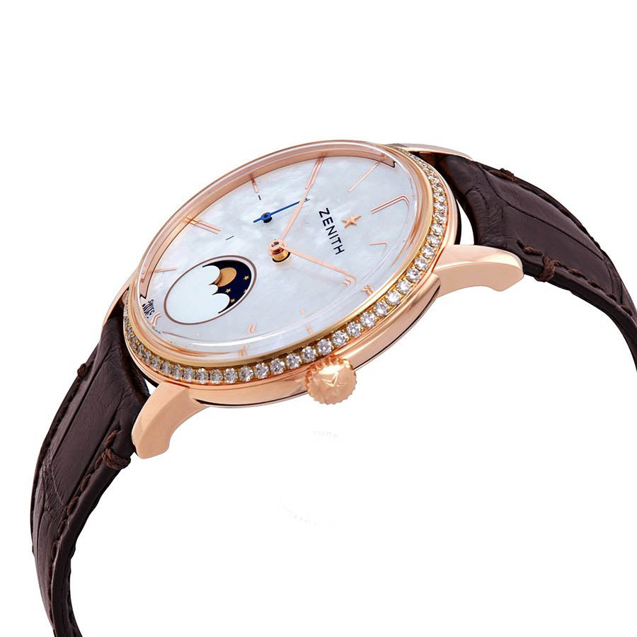 22.2320.692/80.C713-Zenith Ladies 22.2320.692/80.C713 Elite Moon Gold&Diamonds
