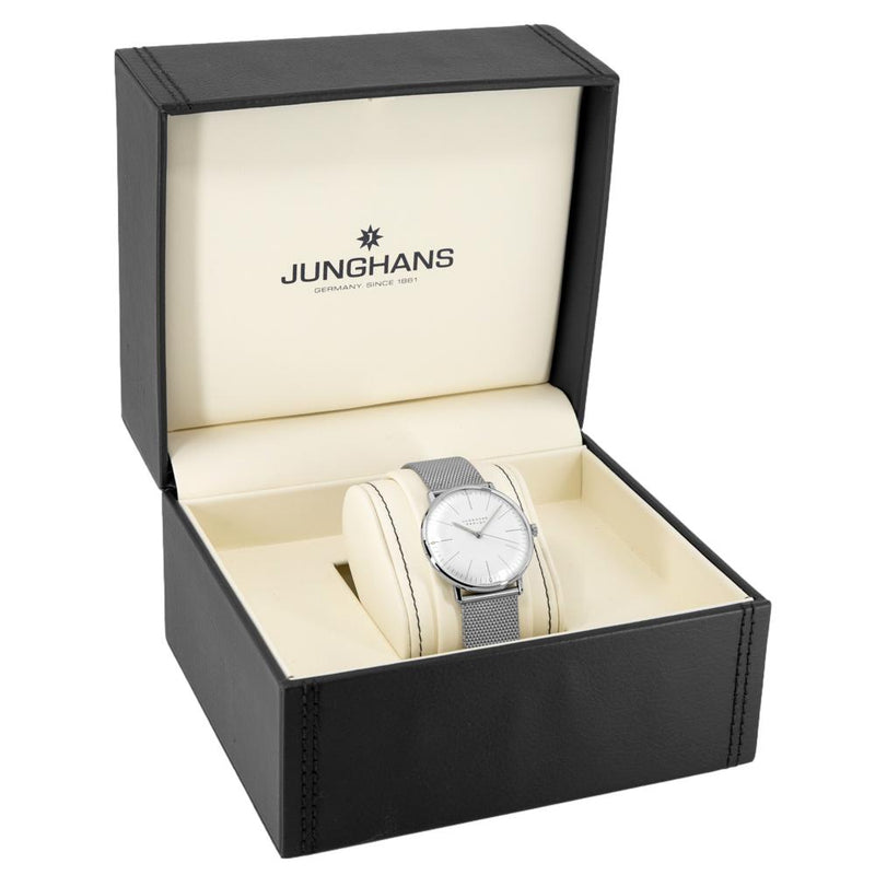 027/3004.46-Junghans 027/3004.46 Max Bill White Dial Sapphire Watch