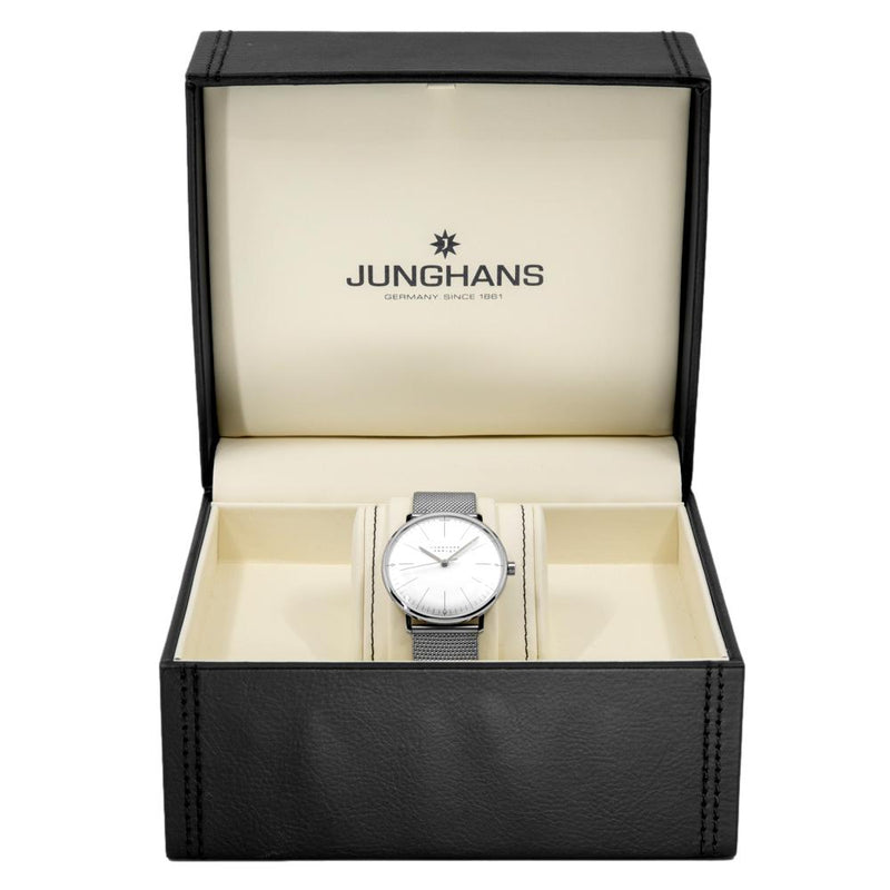 27/3004.46-Junghans 27/3004.46 Max Bill Silver Dial Watch