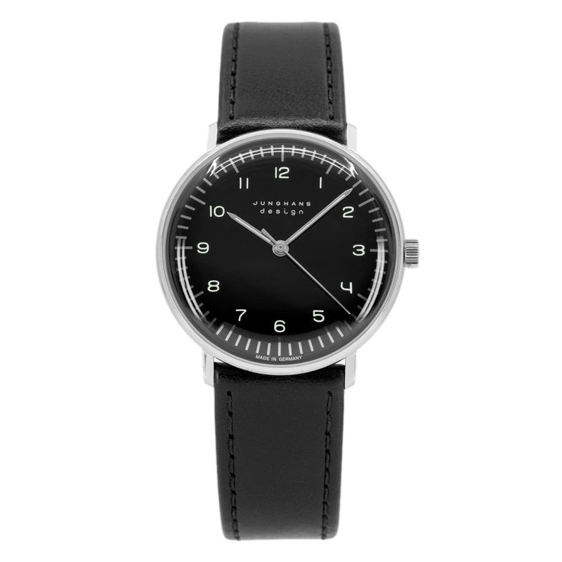 27/3702.02-Junghans 27/3702.02 Max Bill Black Dial Sapphire Watch