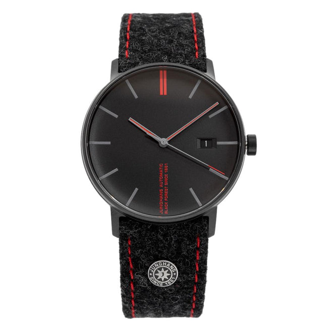 27/4131.00-Junghans 27/4131.00 Form A 160 Black Dial Lt.Ed Watch