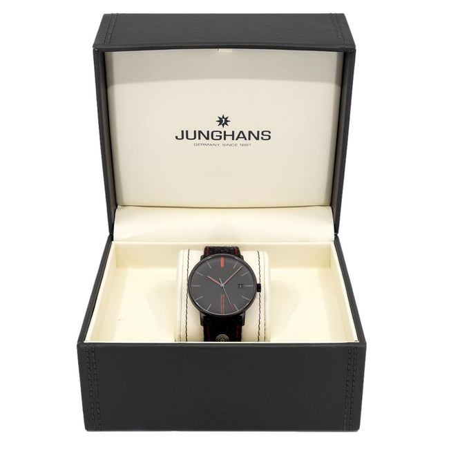 27/4131.00-Junghans 27/4131.00 Form A 160 Black Dial Lt.Ed Watch