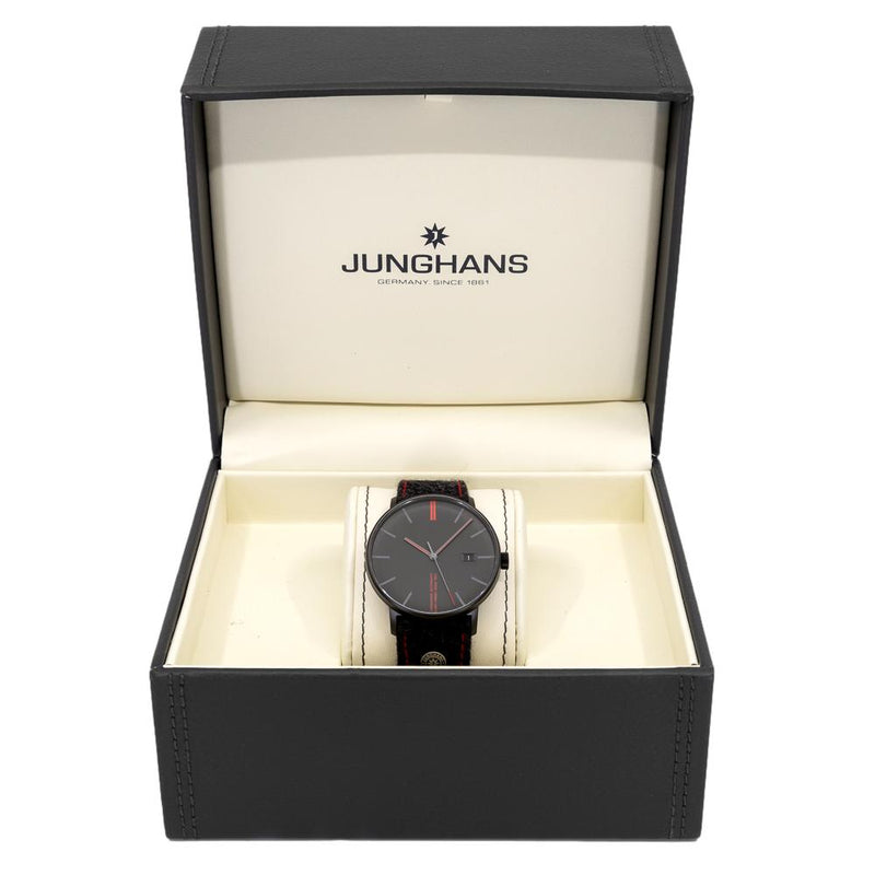 27/4131.00-Junghans 27/4131.00 Form A 160 Black Dial Lt.Ed Watch
