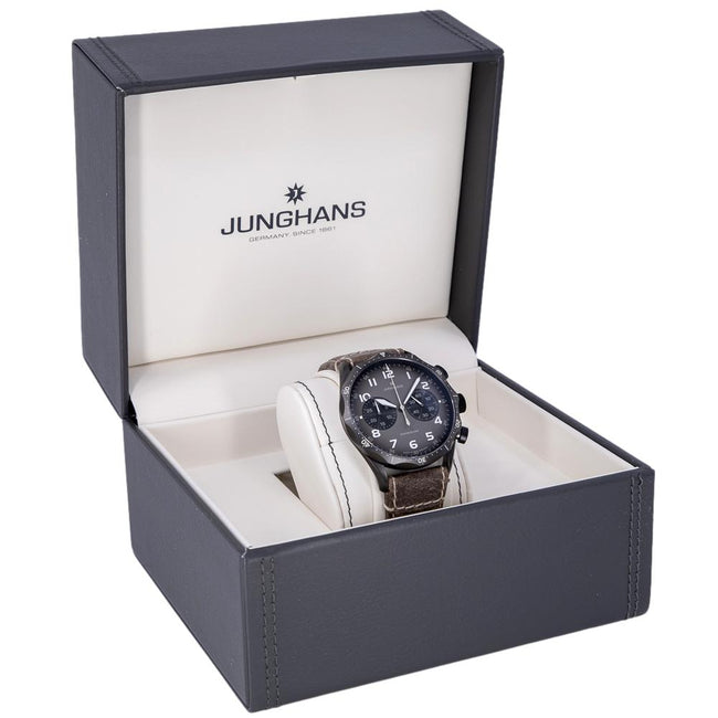 027/3794.00-Junghans Men's 027379400 Meister Pilot Brown Watch