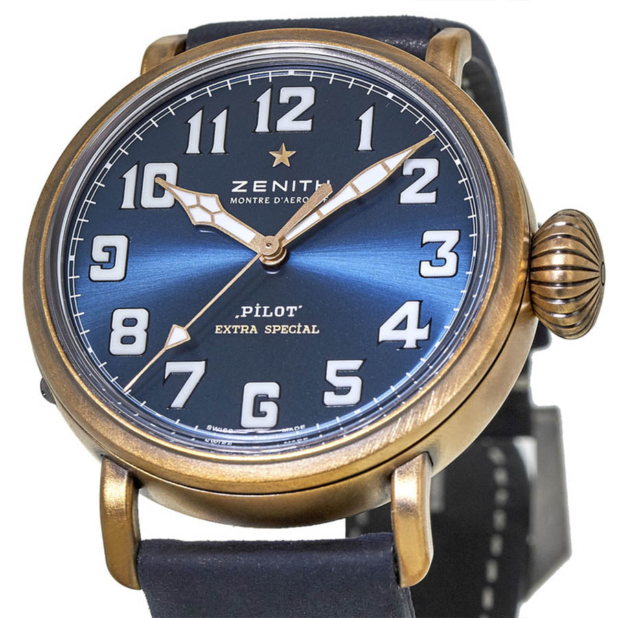 29.2430.679/57.C808- Zenith 29.2430.679/57.C808 Pilot Type 20 ES Bronze/Blue