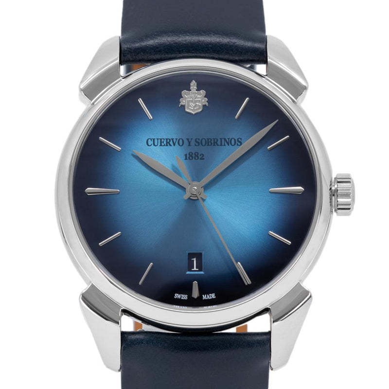 3101.1ASB -CuervoySobrinos 3101.1ASB  Asturias Blue Dial Watch