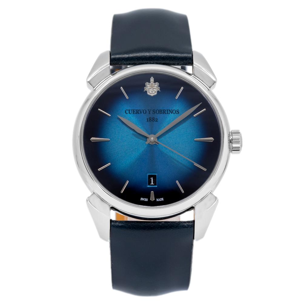 3101.1ASB -CuervoySobrinos 3101.1ASB  Asturias Blue Dial Watch