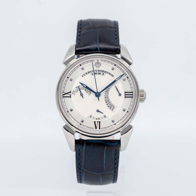 3194.1A-CuervoySobrinos Men's 3194.1A Maestro Retrógrado Watch