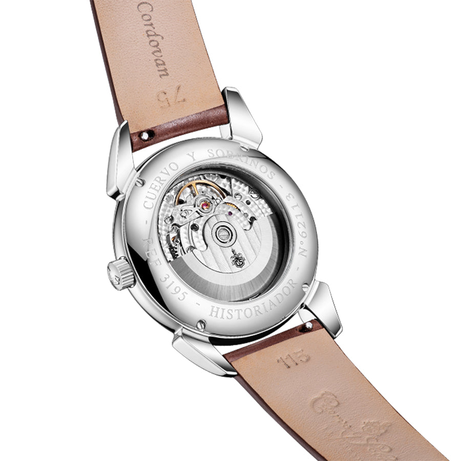 3195.1AST-CuervoySobrinos Men's 3195.1AST Asturias Brown Watch