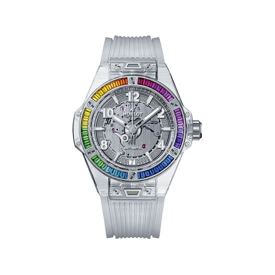 465.JX.4802.RT.4099-Hublot Ladies 465.JX.4802.RT.4099 Big Bang One Click Rainbow