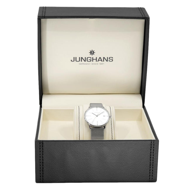 47/4250.46-Junghans Ladies 47/4250.46 Max Bill Sapphire Glass Watch