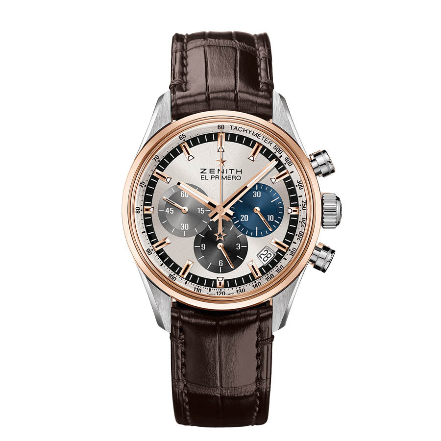 51.2150.400/69.C713-Zenith 51.2150.400/69.C713 El Primero Rose Gold 18Ct&Steel 