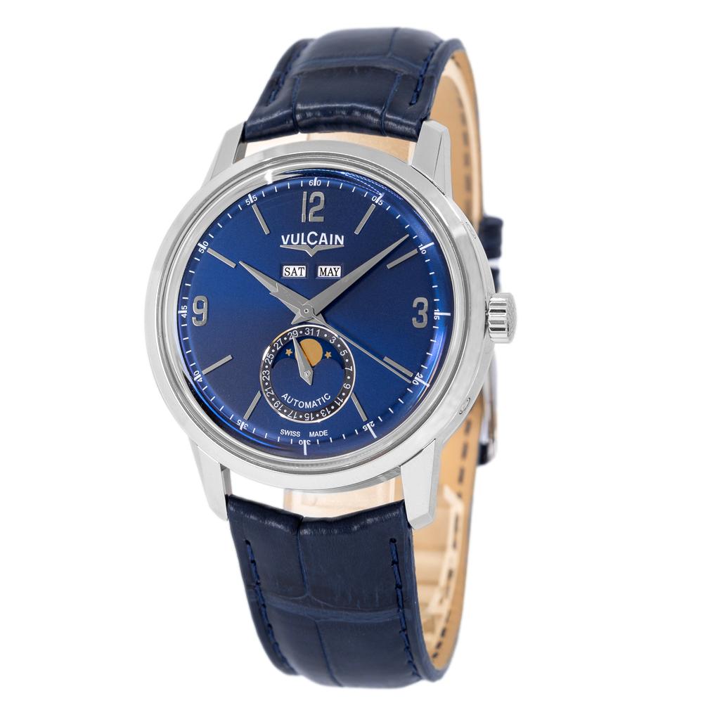 580158A35.BAL110-Vulcain Men's 580158A35.BAL110 Moonphase Blue Watch