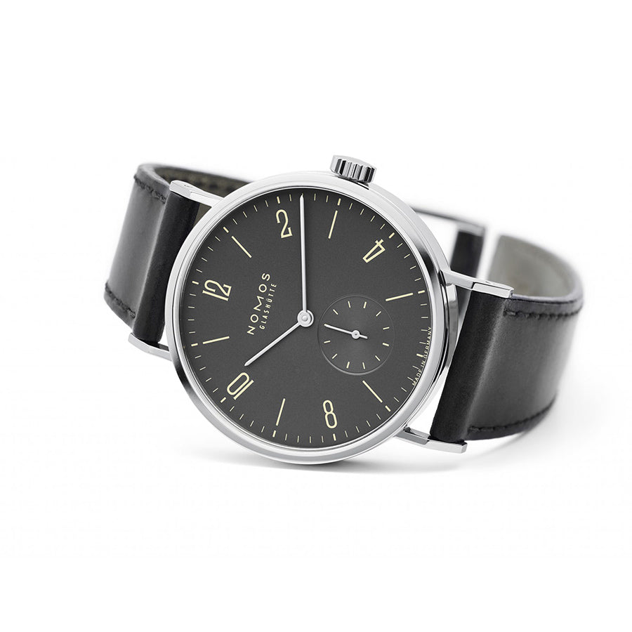 603-Nomos Glashutte Tangomat Ruthenium 603  Black Dial Watch