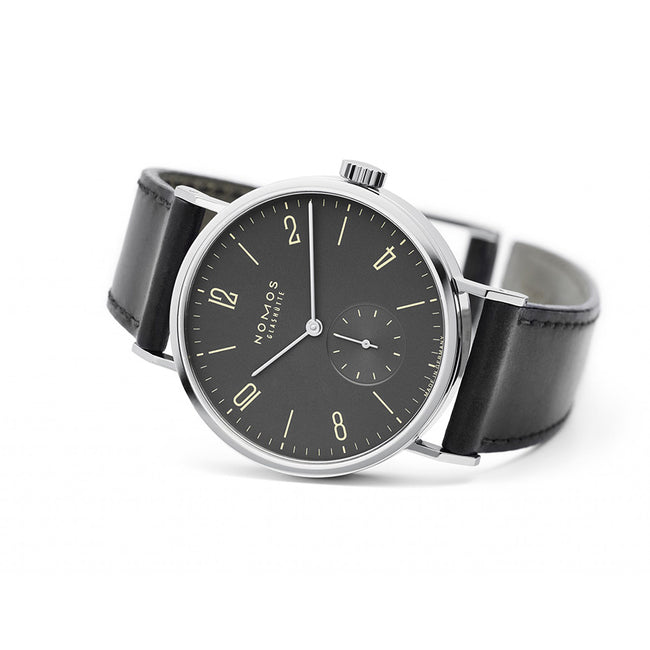 603-Nomos Glashutte Tangomat Ruthenium 603  Black Dial Watch