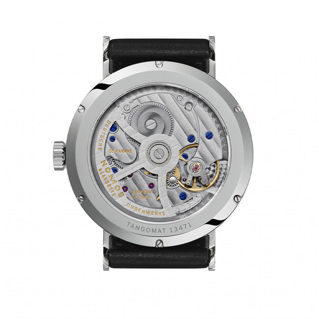 603-Nomos Glashutte Tangomat Ruthenium 603  Black Dial Watch