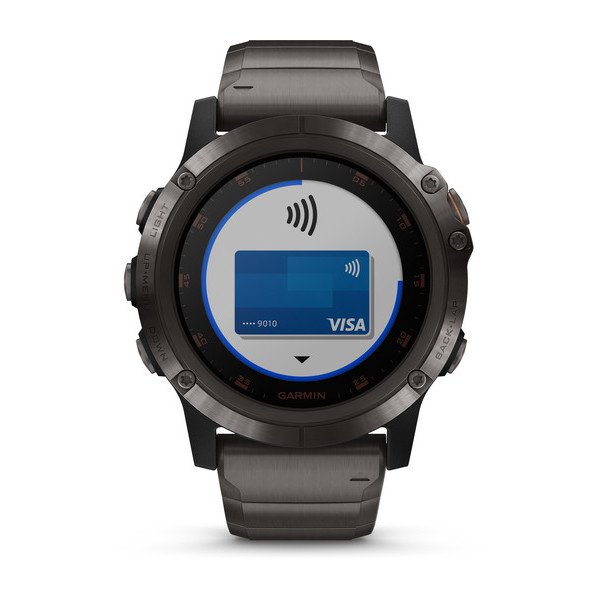 010-01989-01-Garmin Unisex  010-01989-01 Fenix 5s Plus Black Watch
