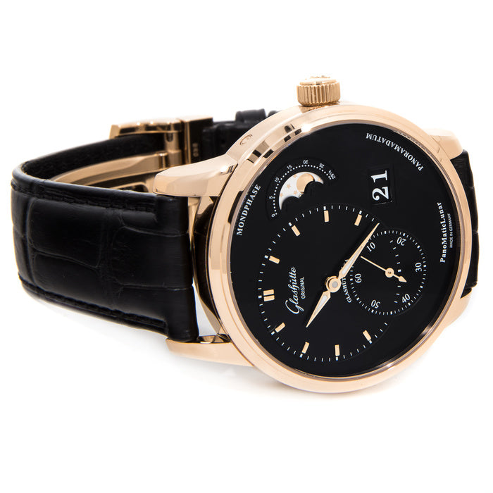 1-90-02-49-35-30-Glashütte Original Men's 1-90-02-49-35-30 PanoMatic Lunar 