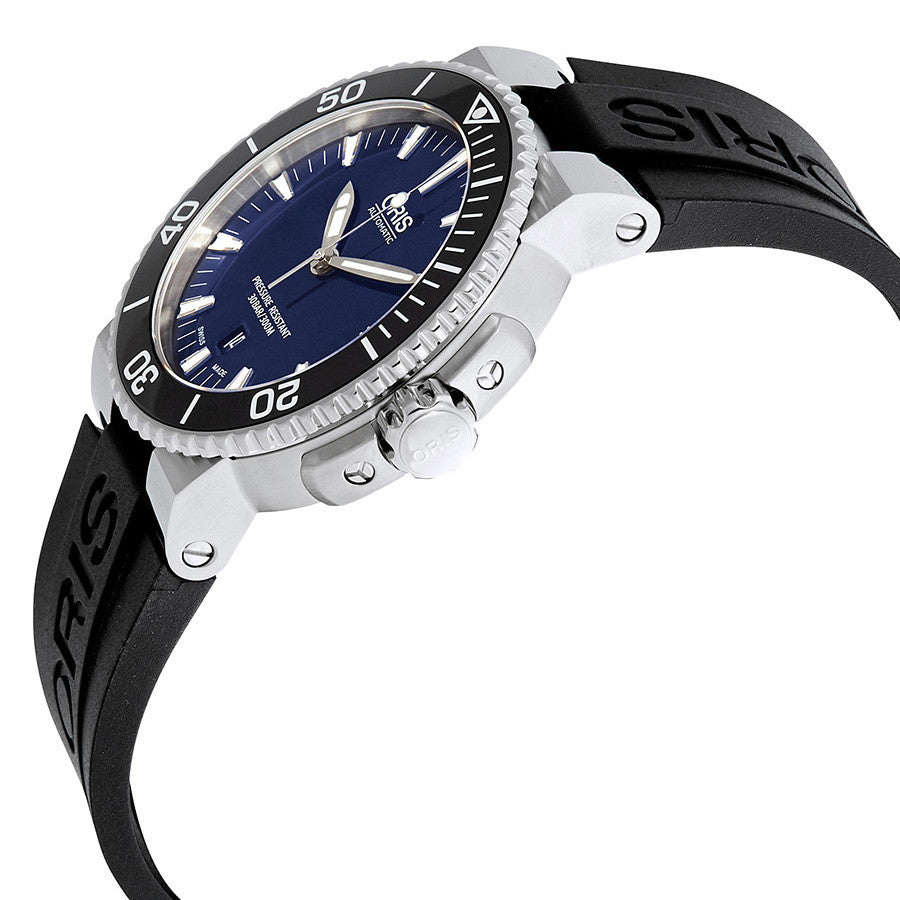 01 733 7653 4135-07 4 26 34EB-Oris 01 733 7653 4135-07 4 2634EB Aquis Dark Blue Dial Watch