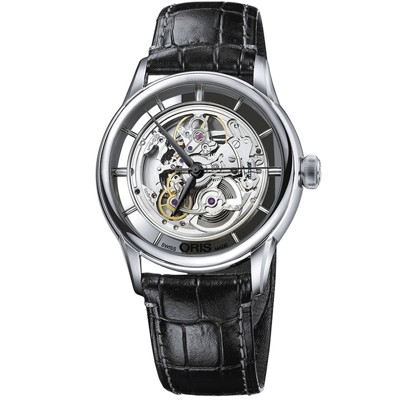 Oris artelier translucent skeleton on sale