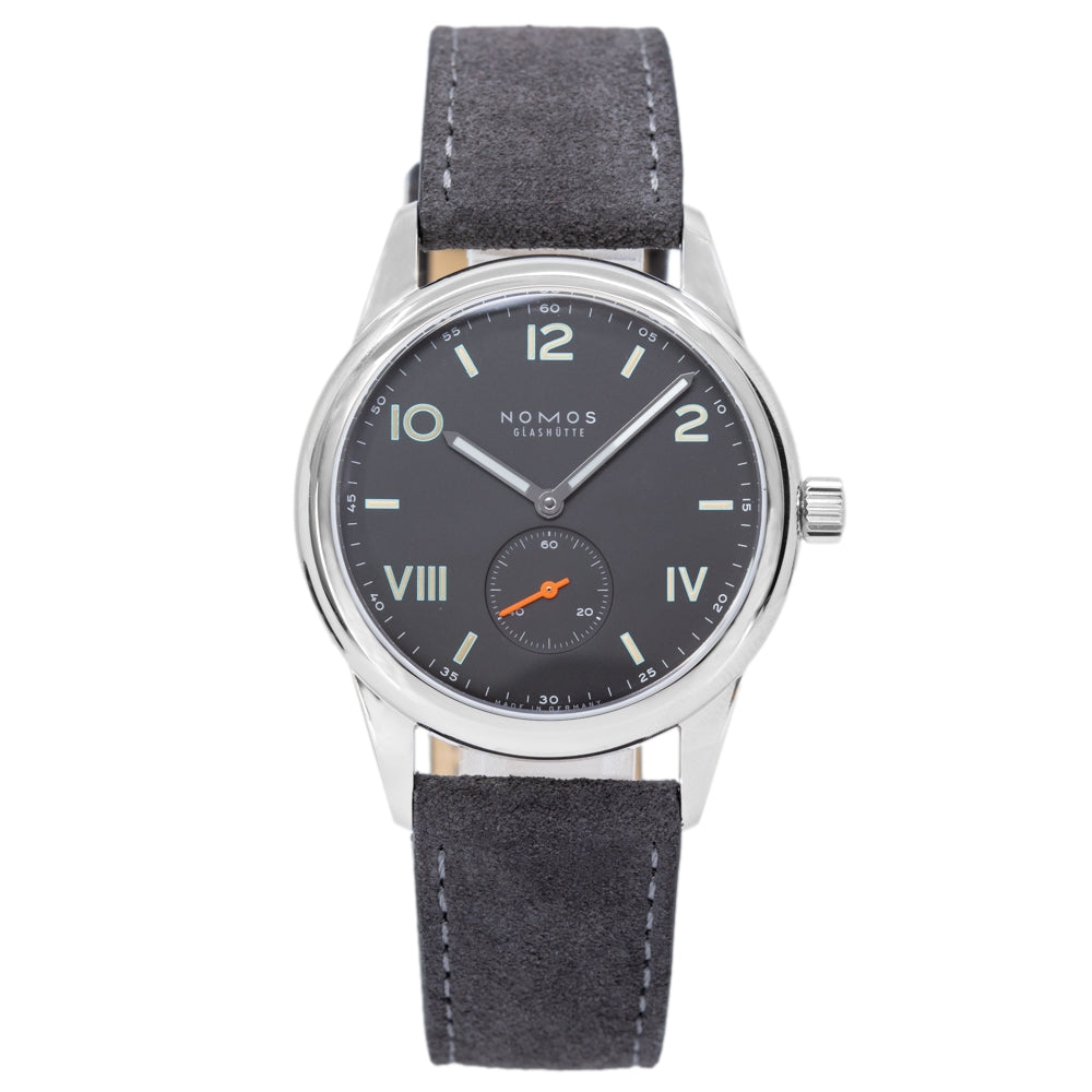 738-Nomos Glashutte 738 Club Campus Black Dial Manual Winding