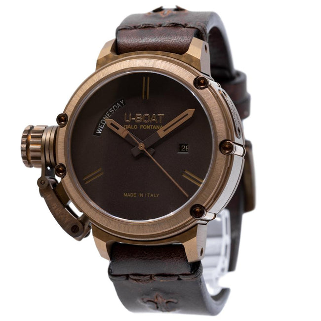 7538-U-Boat Men's 7538 Chimera 46 Day Date Bronze Limited Edition