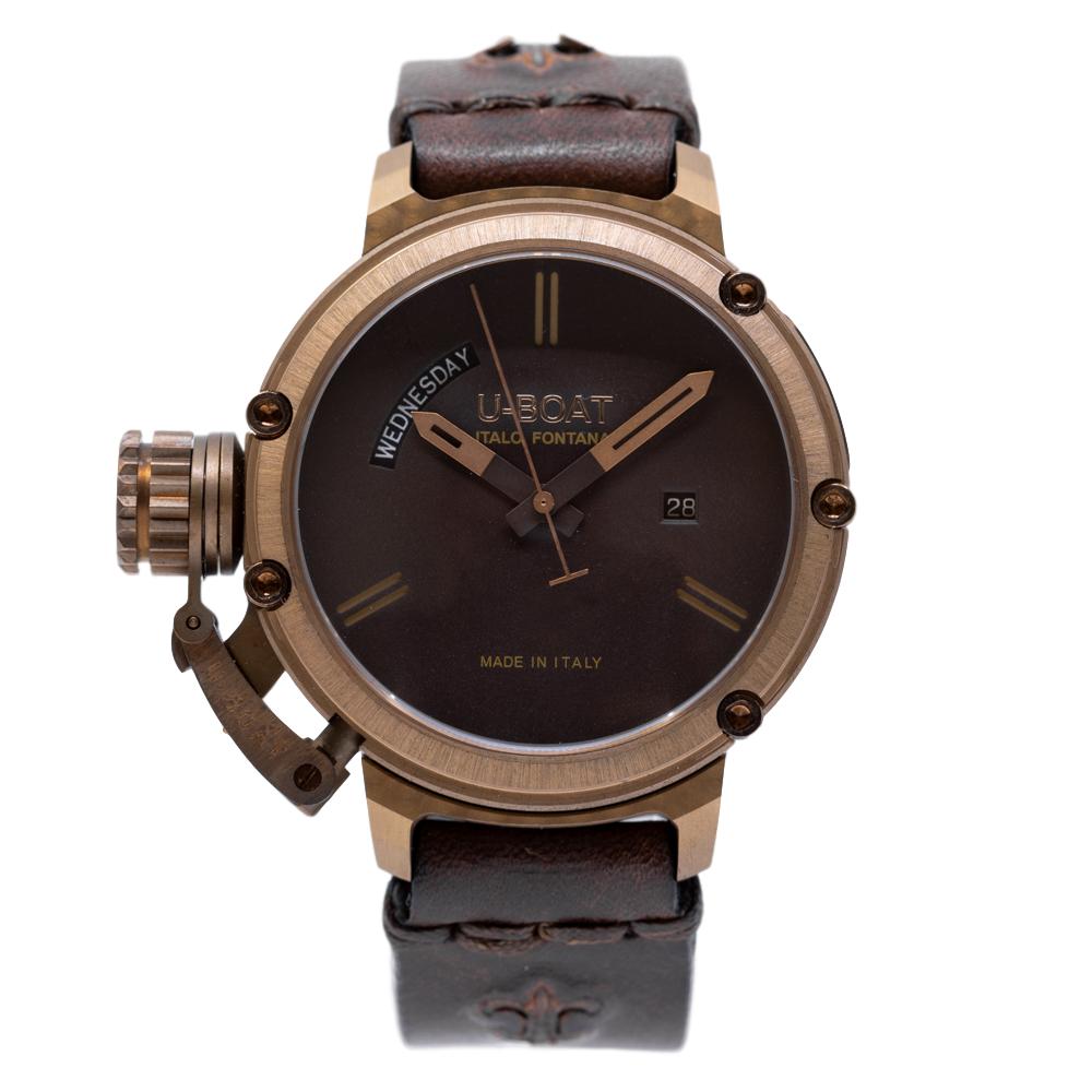 7538-U-Boat Men's 7538 Chimera 46 Day Date Bronze Limited Edition