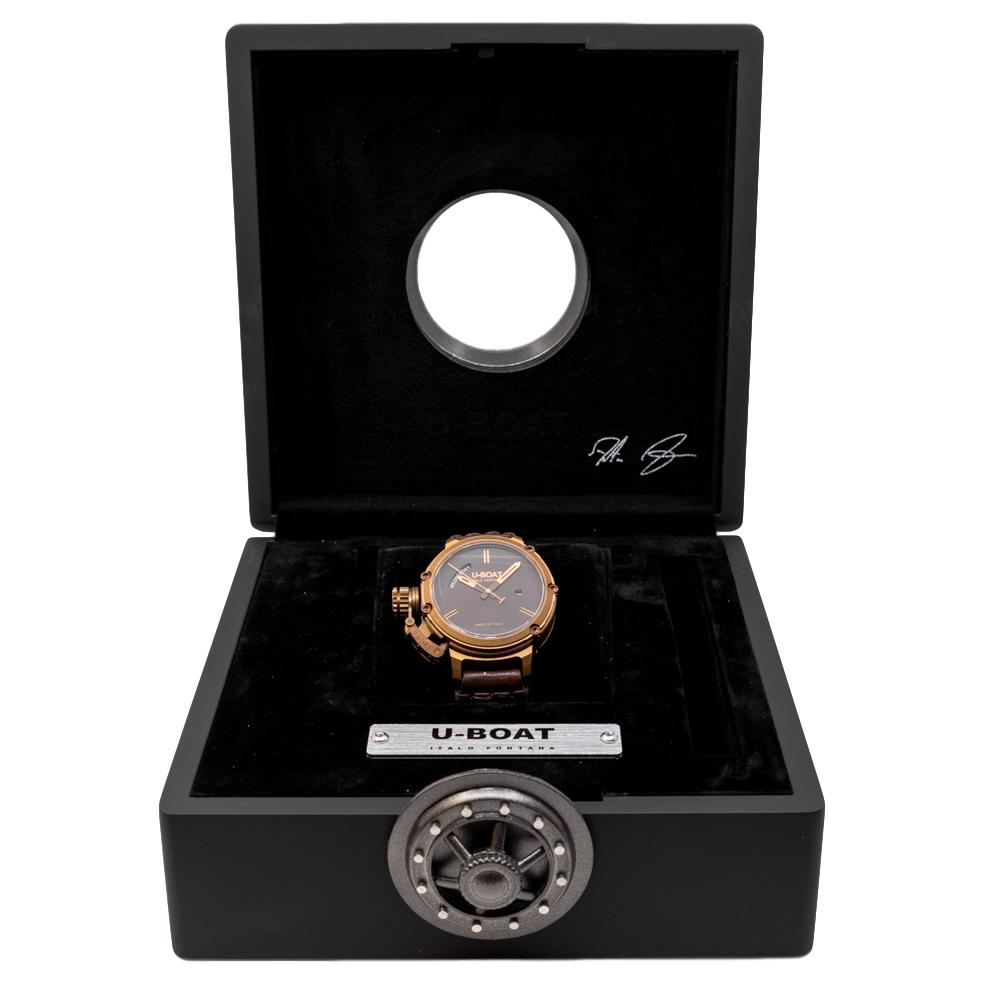 7538-U-Boat Men's 7538 Chimera 46 Day Date Bronze Limited Edition