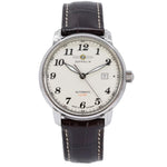 7656-5-Zeppelin Men's 7656-5 Graf Zeppelin White Dial Watch