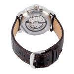 7666-5-Zeppelin Men's 7666-5 Graf White Dial Open Hearth Watch