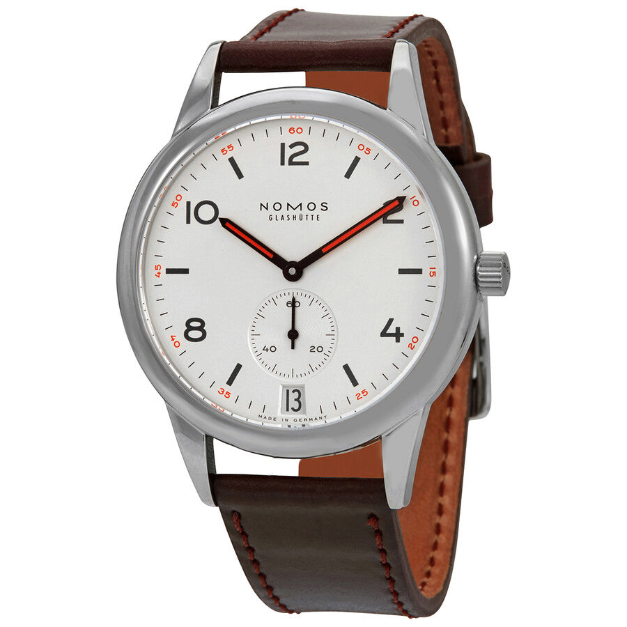 771-Nomos Galshutte Men's 771 Club Date Silver Dial Watch