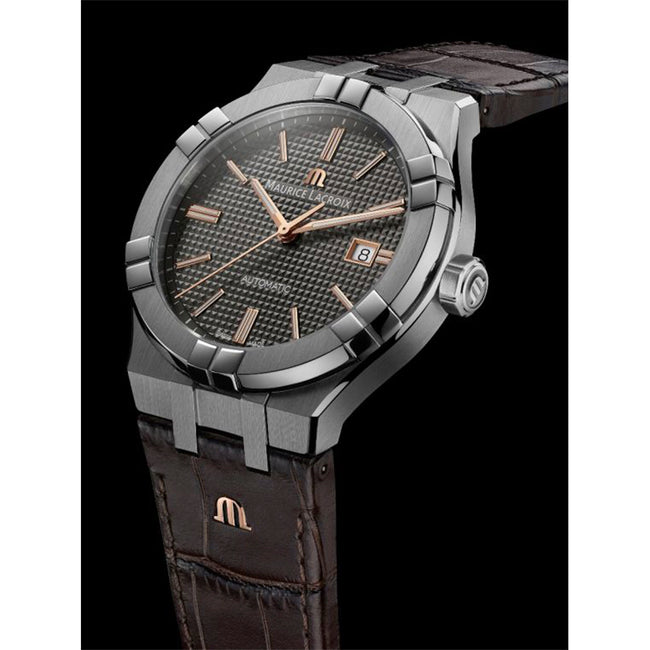 AI6008-SS001-331-1-Maurice Lacroix AI6008-SS001-331-1 Aikon Grey Dial Watch