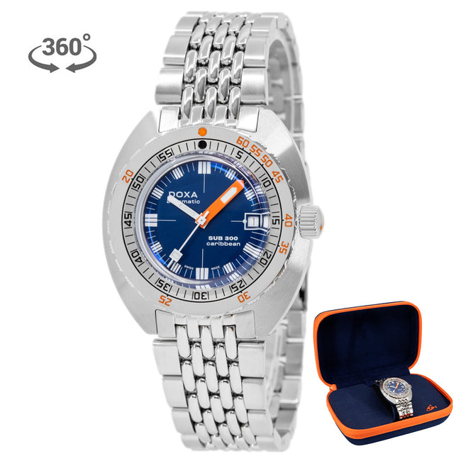 821.10.201.10-Doxa Men's 821.10.201.10 Sub 300 Caribbean Auto