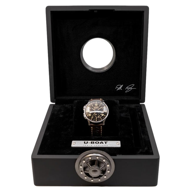 8400-U-BOAT MEN'S 8400 1938 DOPPIOTEMPO LIMITED 200PCS WATCH
