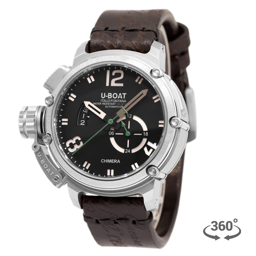 8529-U-Boat Men's 8529 Chimera Green SS Limited Edition 500 Watch