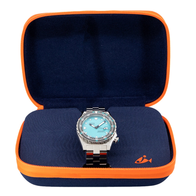 861.10.241.10-Doxa Men's 861.10.241.10 Sub 600 T Aquamarine Manual Charge