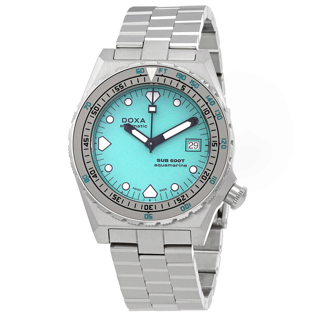 862.10.241.10-Doxa Men's 862.10.241.10 Sub 600T Aquamarine Auto