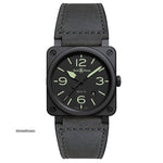 BR0392-BL3-CE/SCA-Bell & Ross Men's BR0392-BL3-CE/SCA Nightlum Watch