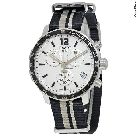 T0954171703710-Men's T095.417.17.037.10 T-Sport Quickster Nato Watch