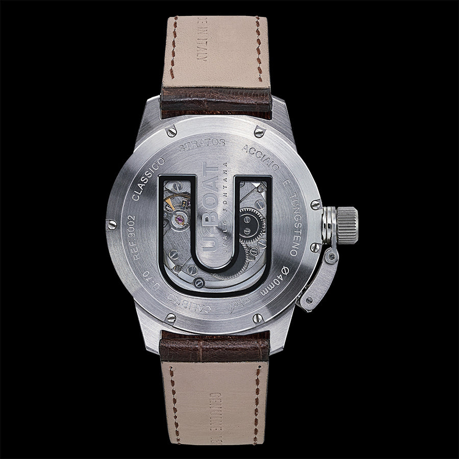 9002-U-Boat Men's 9002 Stratos 40 BK Watch