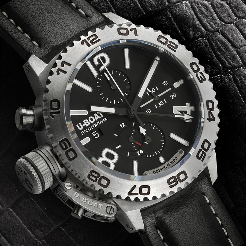 9016-U-Boat Men's 9016 Deppiotempo Chrono SS Watch