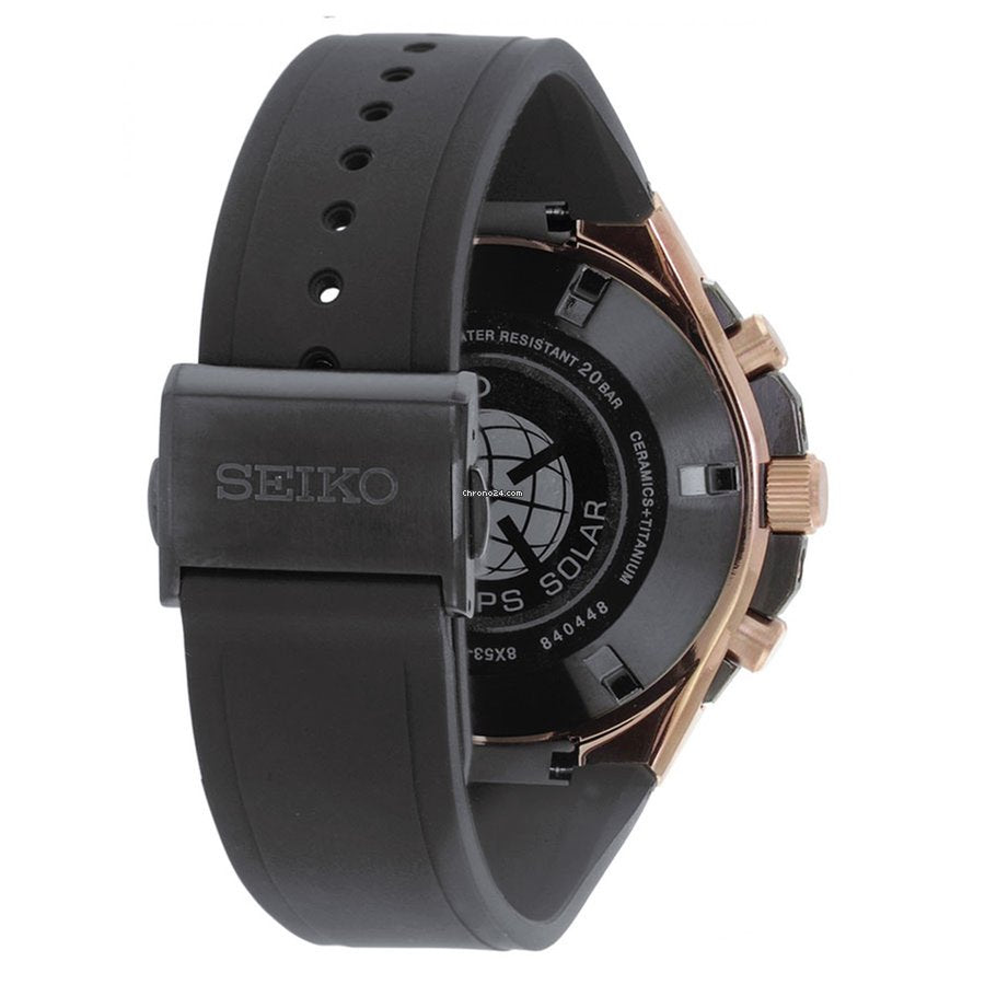 SSE170J1-Seiko Men's SSE170J1 Astron GPS Solar  Black Dial Watch