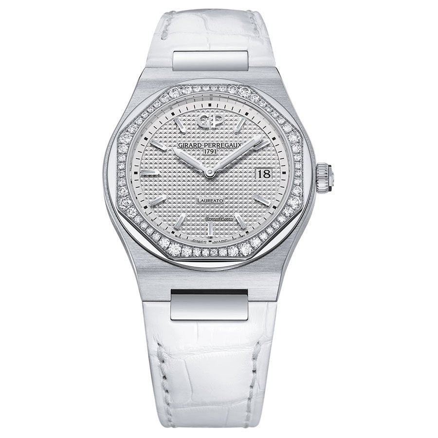 80189D11A131-CB6A-Girard Perregaux Ladies 80189D11A131-CB6A Laureato Watch