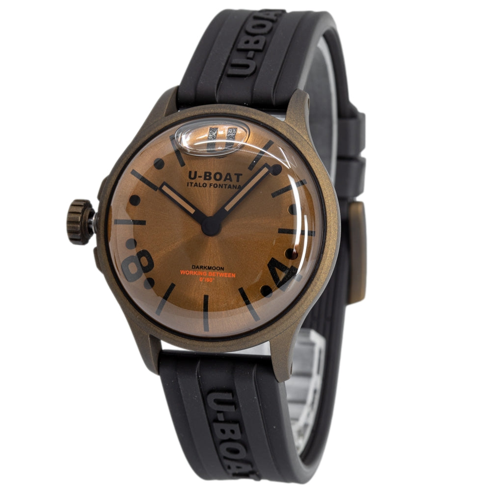 9547-U-Boat 9547 Darkmoon 40 mm Bronze Curved Soleil Dial Watch