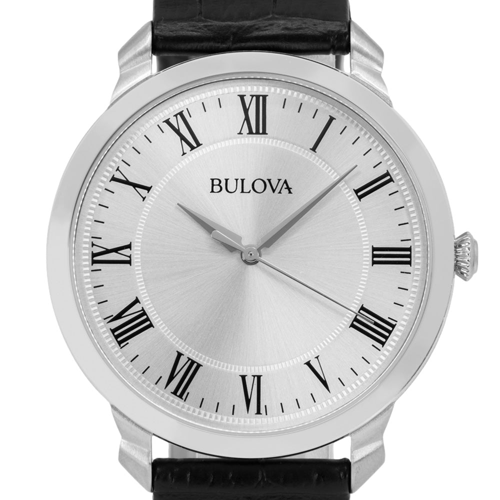 96A133-Bulova Men's 96A133 Dress Silver Dial Watch