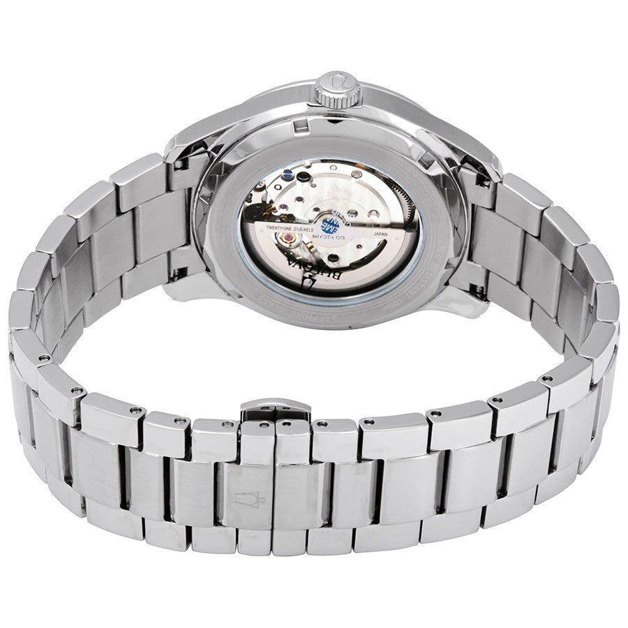 96A207-Bulova Men's 96A207 Wilton Silver Dial Watch