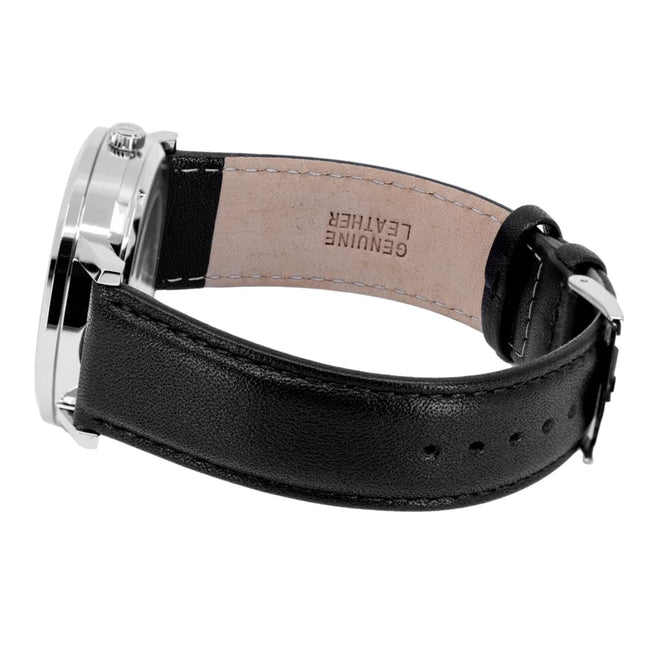 96A237-Bulova Men's 96A237 Clipper Open Balance Silver Dial Watch