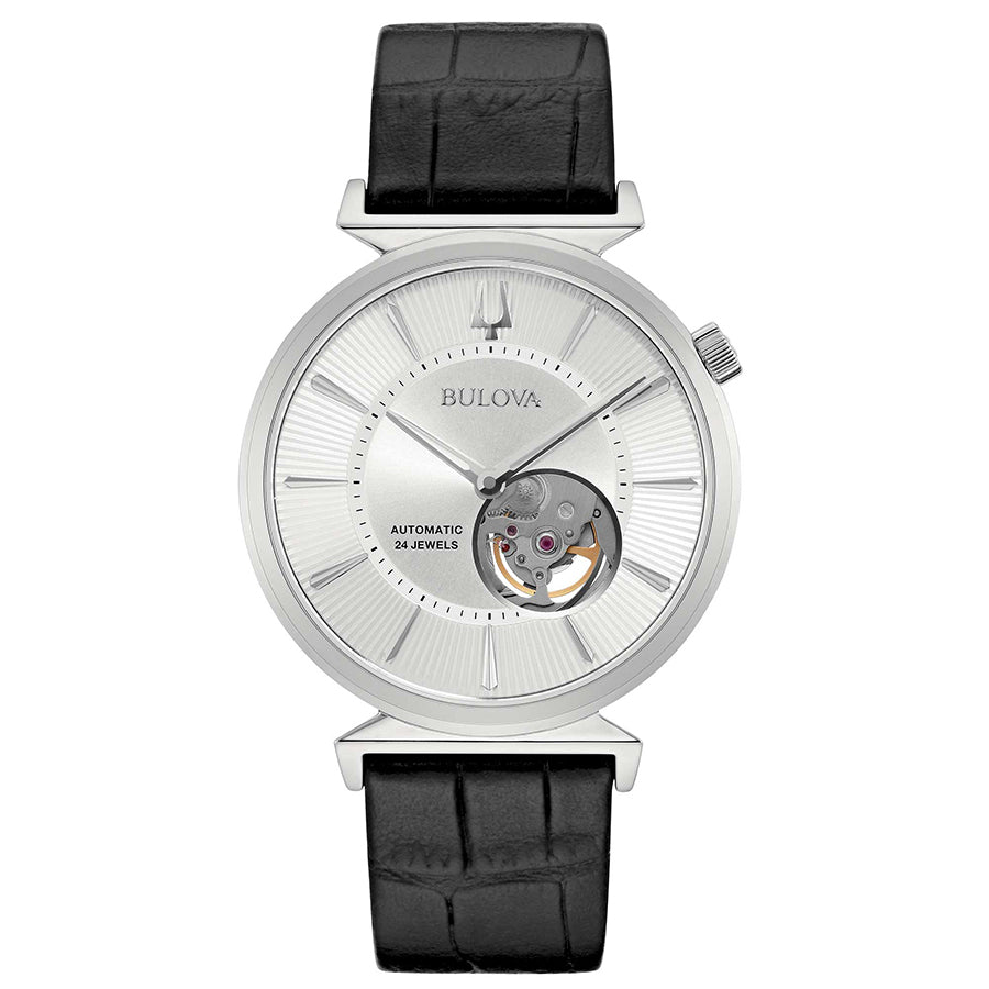 96A240-Bulova Men's 96A240 Classic Silver Dial Watch