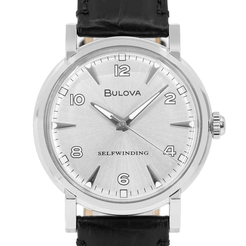 96A244-Bulova Ladies 96A244 American Clipper Silver Dial Watch