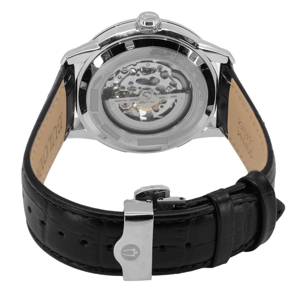 96A266-Bulova Men's 96A266 Sutton Skeleton Dial Watch